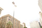 City Street Corner Illuminated by Lamppost