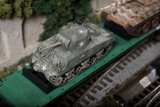 Military Tank on Train Track
