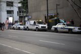 Parked Police Van
