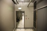 Midnight Encounter in a Foggy Hallway
