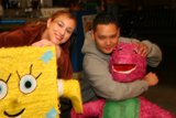 Posing with the Pinata