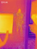 Thermal Image View Through Window Opening