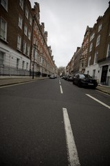 Overcast Day on a Classic London Residential Street