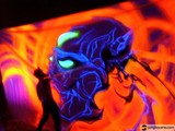 Neon Mask Mural