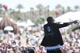Man in Black Jacket and Shirt on Stage at Coachella Sunday 2007
