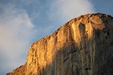 Golden Hour Light on El Capitan's Granite Face