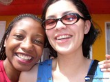 Smiling Women Pose for a Picture in Ensenada