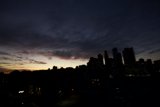 Golden Hour Glow Over Metropolitan Cityscape