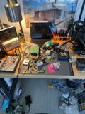 The Busy Desk of a Modern Worker