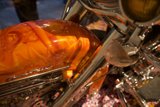 Orange Gem on Two Wheels
