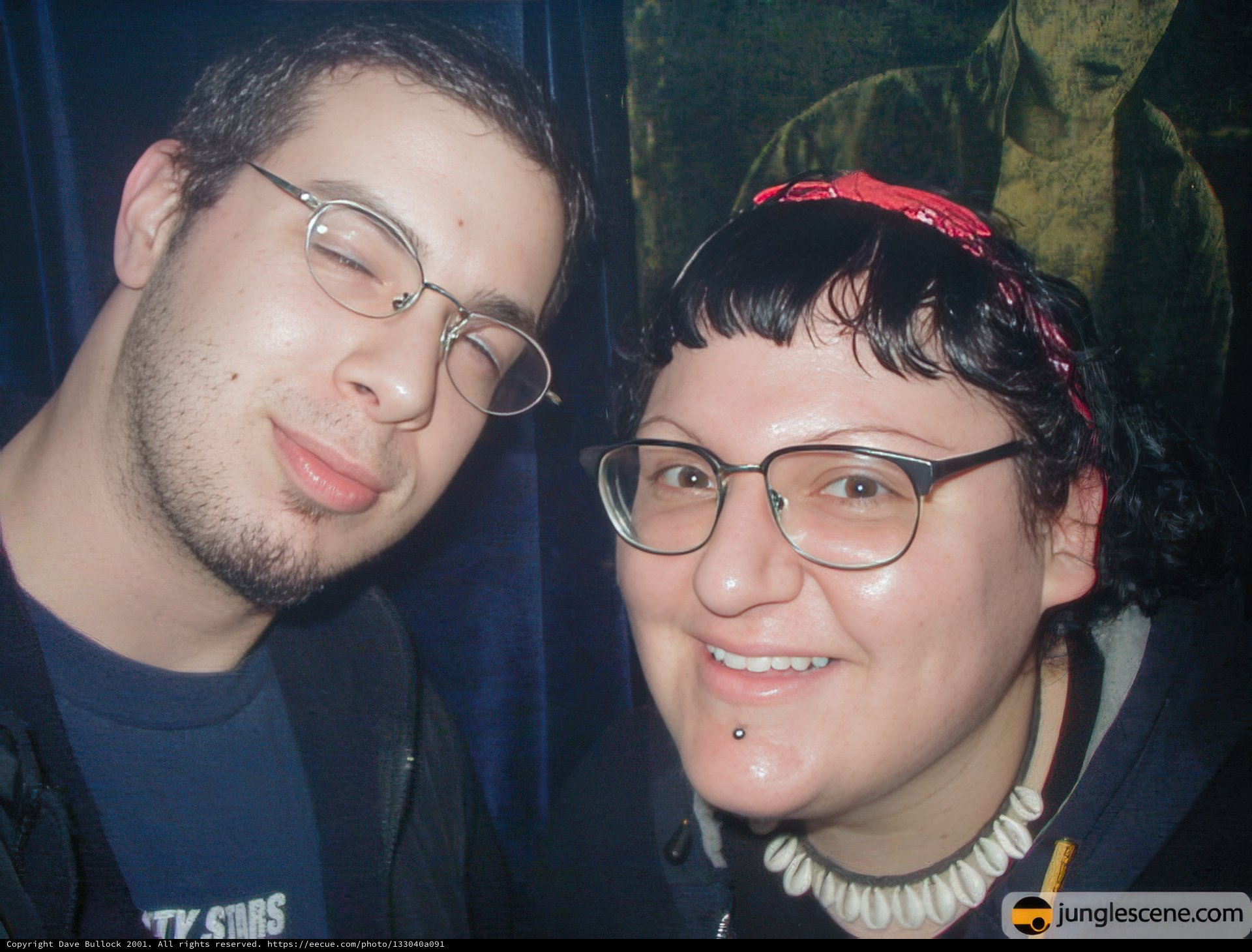 Smiling Through the Glasses