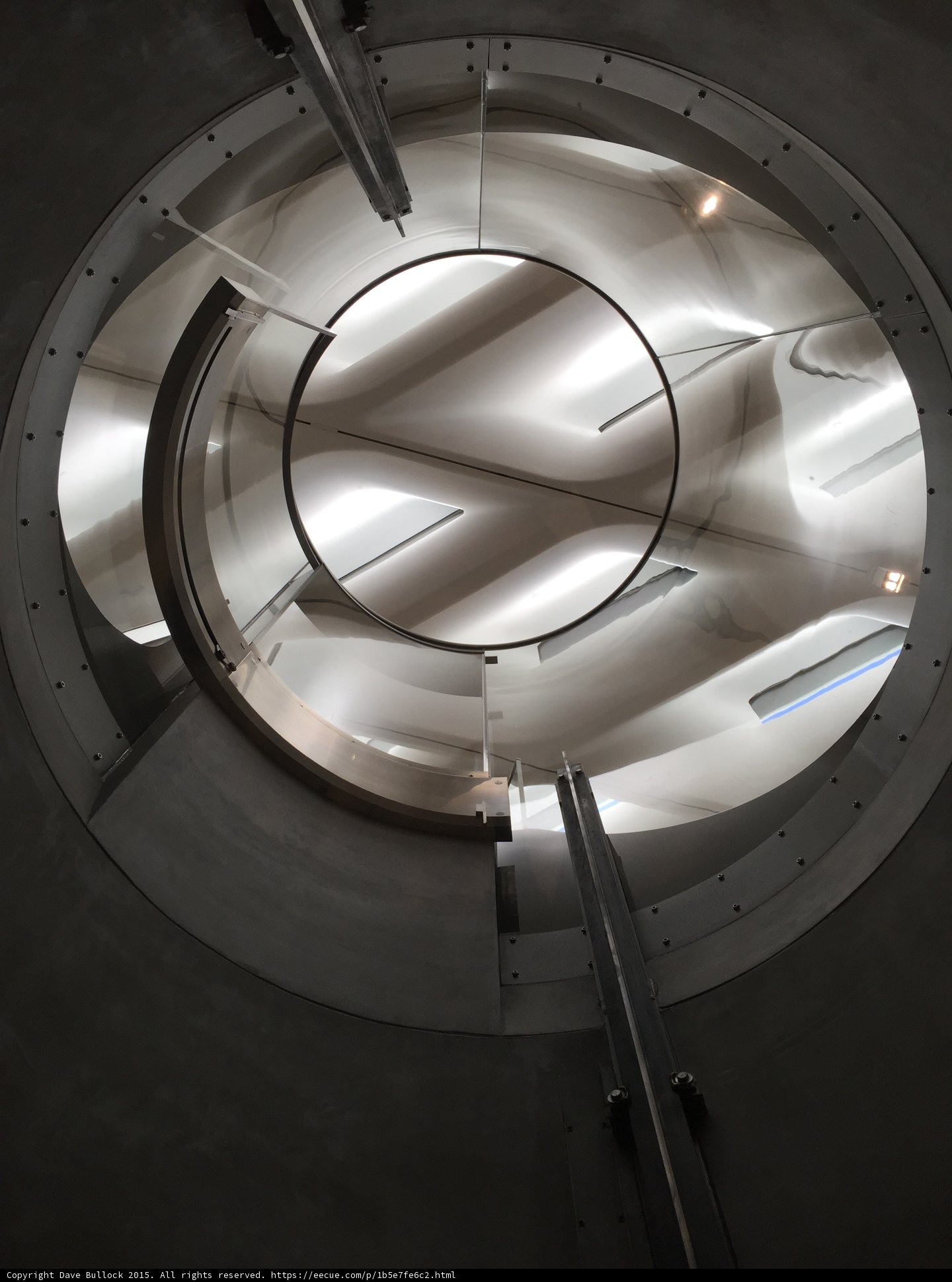 Illuminated Spiral Staircase