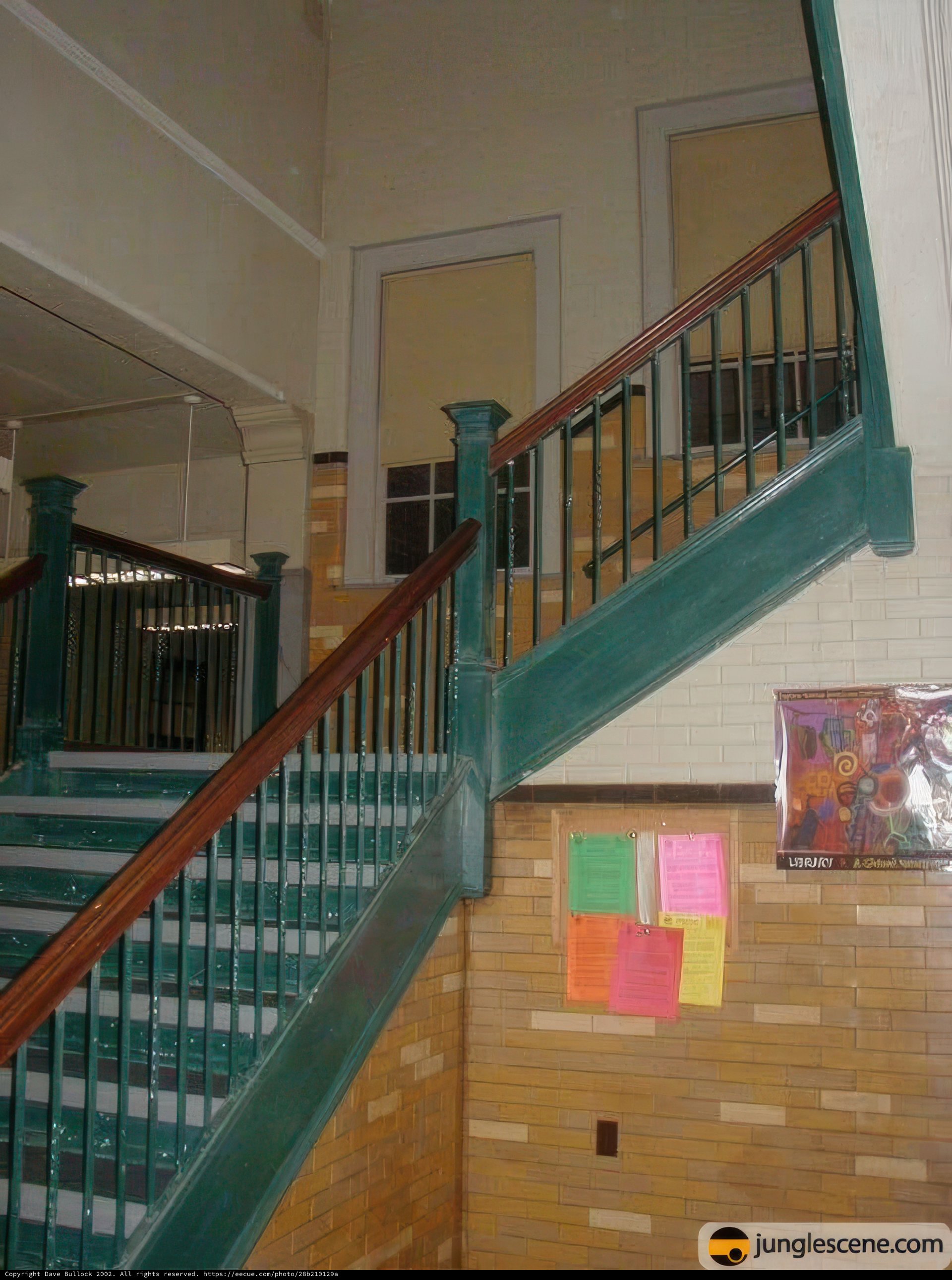 Stairwell of the Abandoned High School