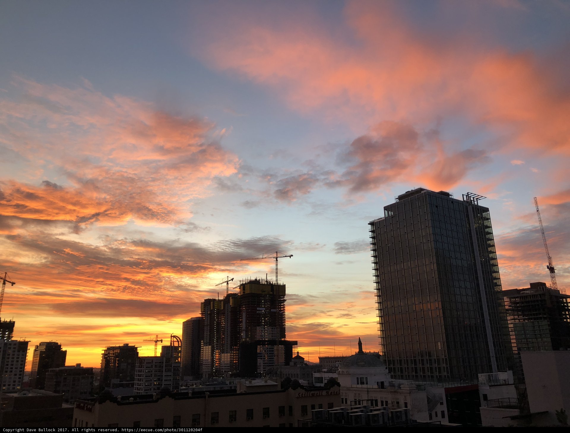 A Majestic Sunset Over the Metropolitan City