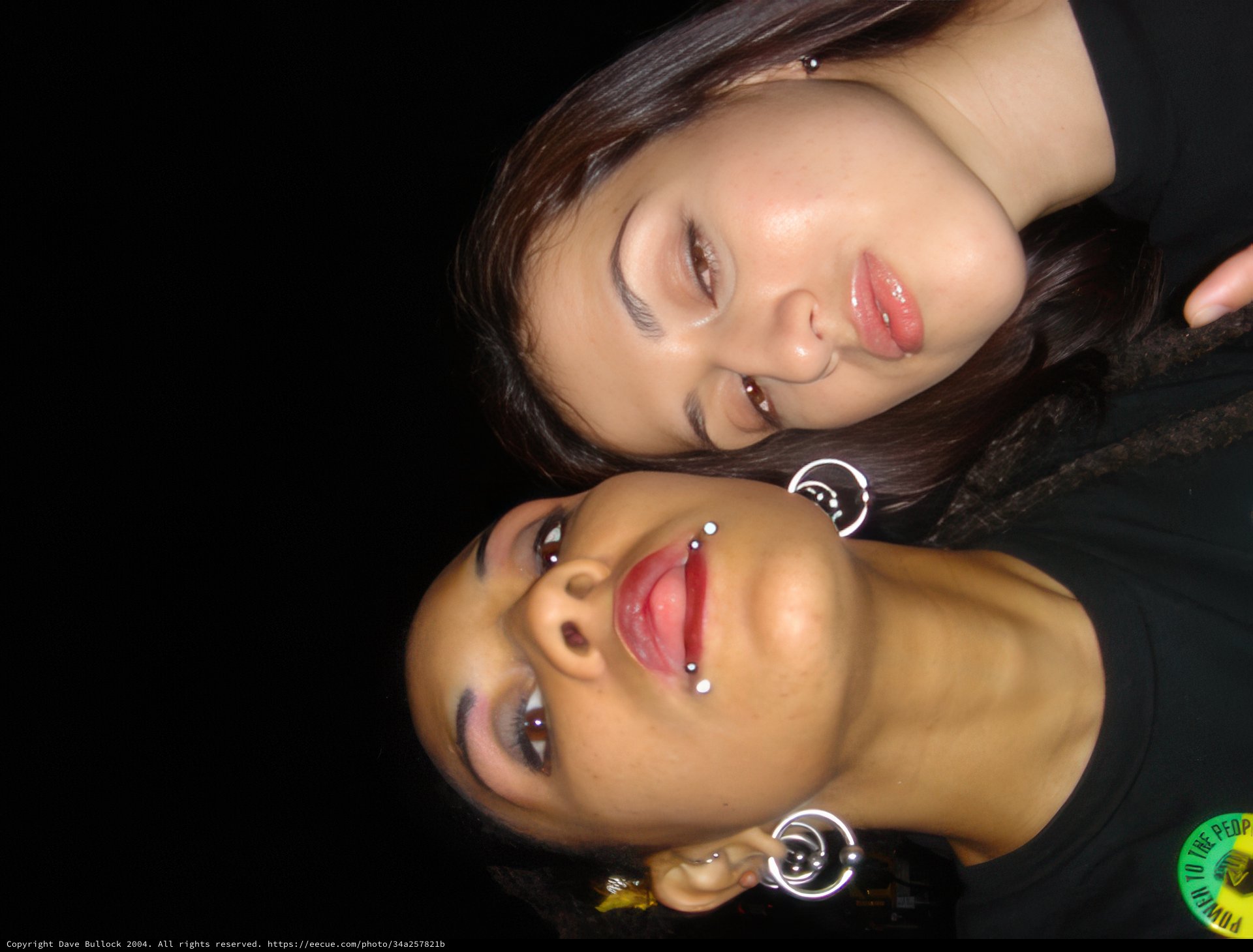 Two Women Strike a Pose