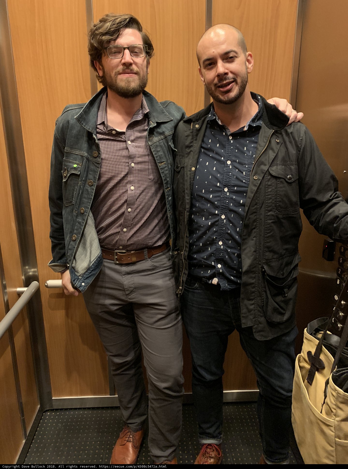 Up Close and Personal in the Elevator