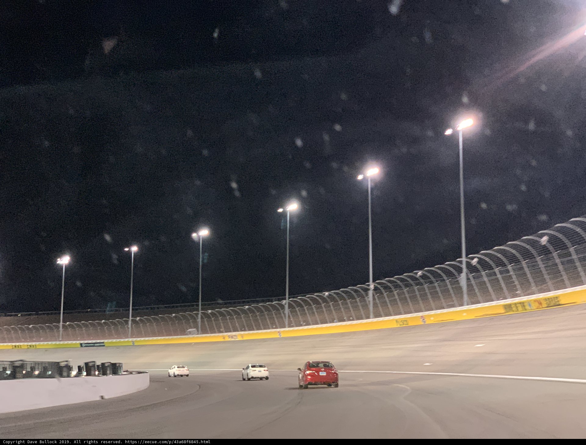 NASCAR Night Racing under the Mojave Sky