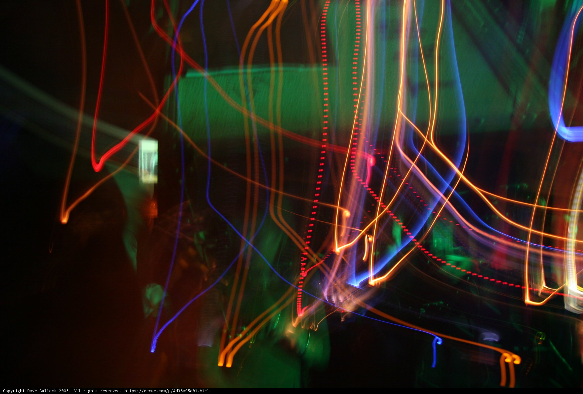 Dazzling Neon Light Show