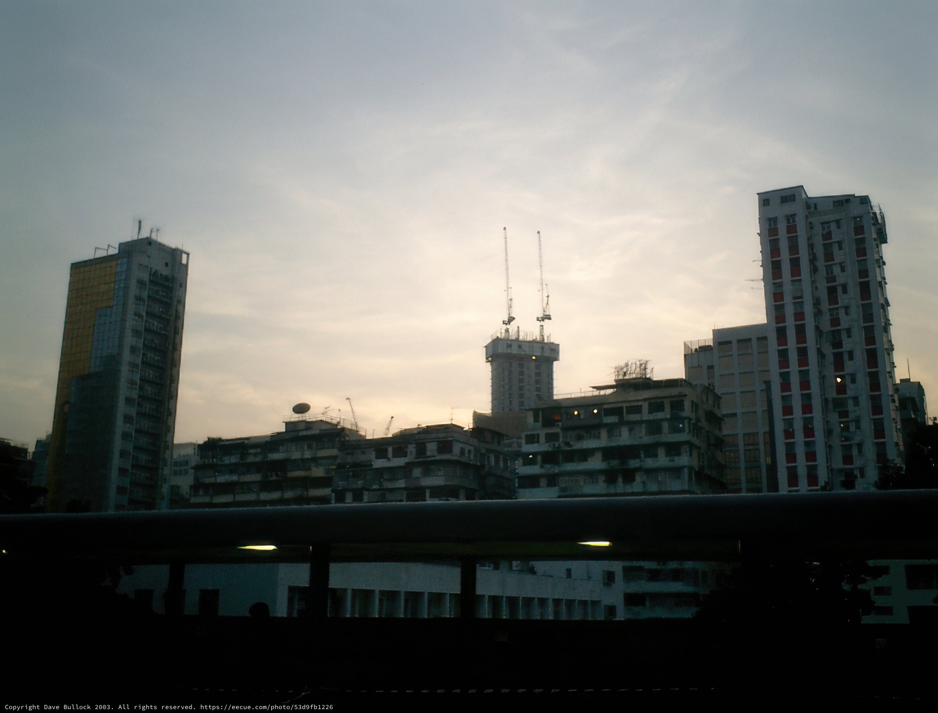 Urban Metropolis from the Train