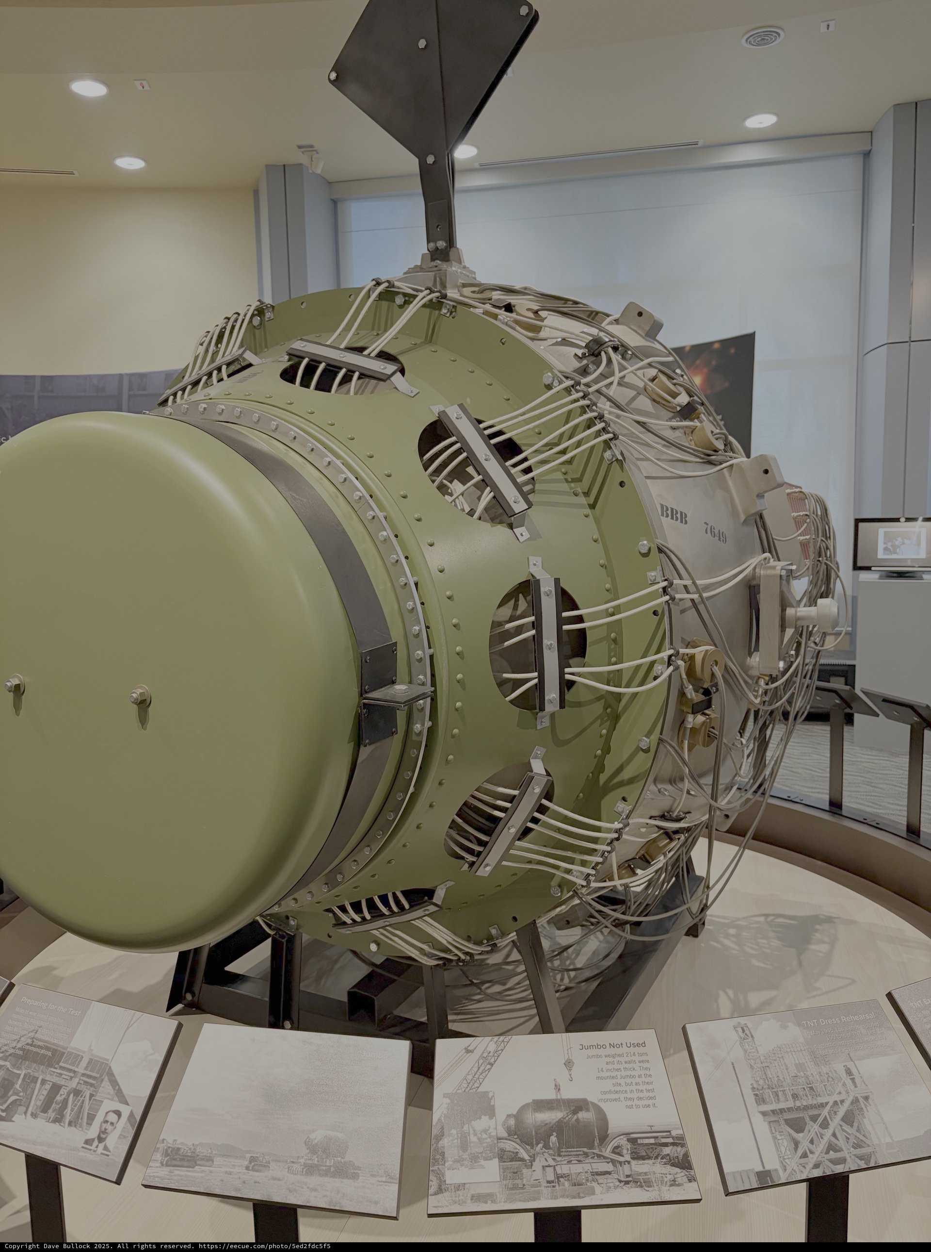 Vintage Aircraft Engine Display in Museum