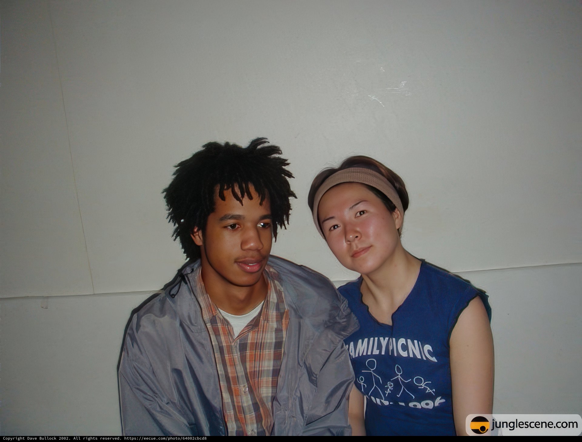 Photo of Ron and a Woman Posed for a Portrait
