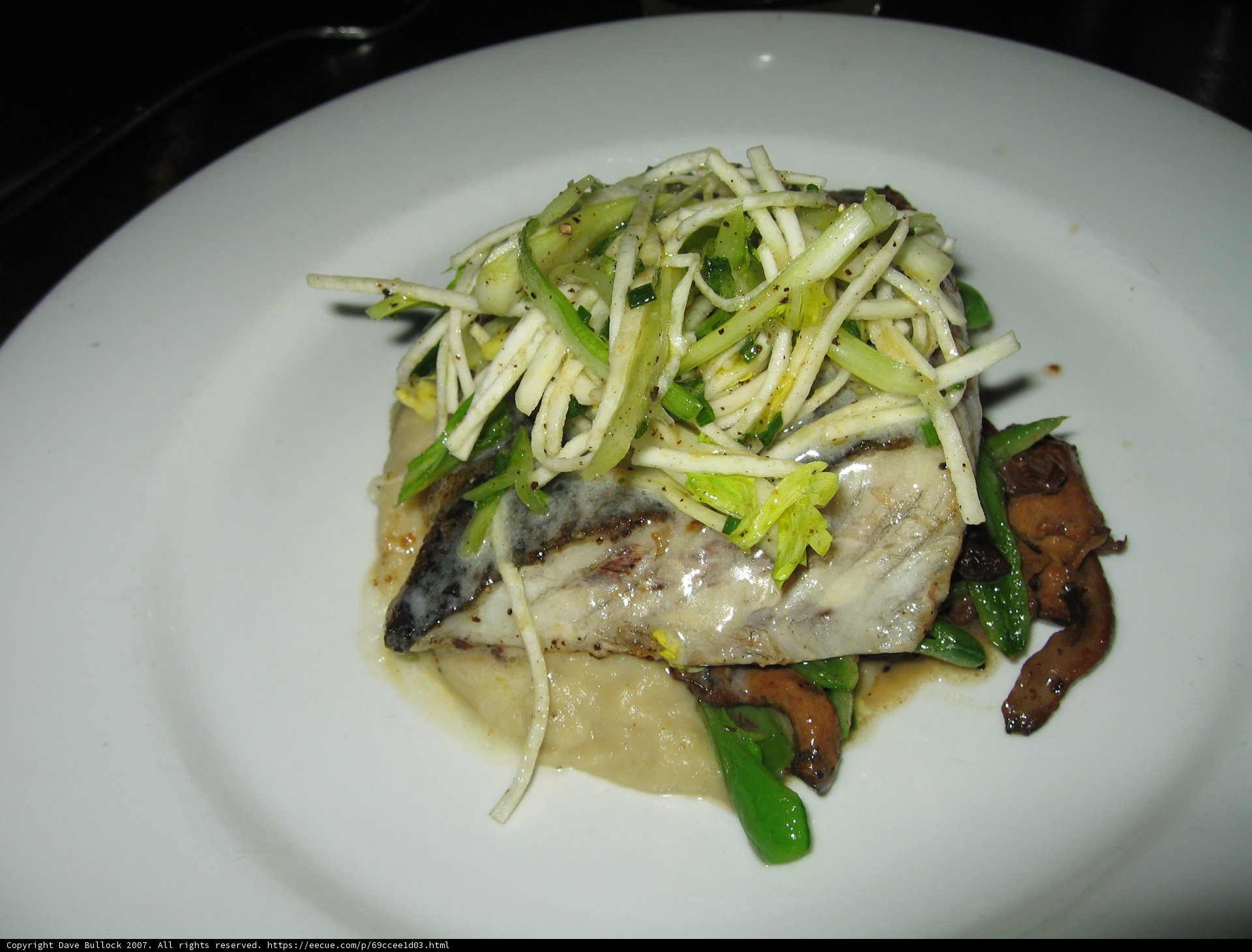 Garden Fresh Seafood Dish