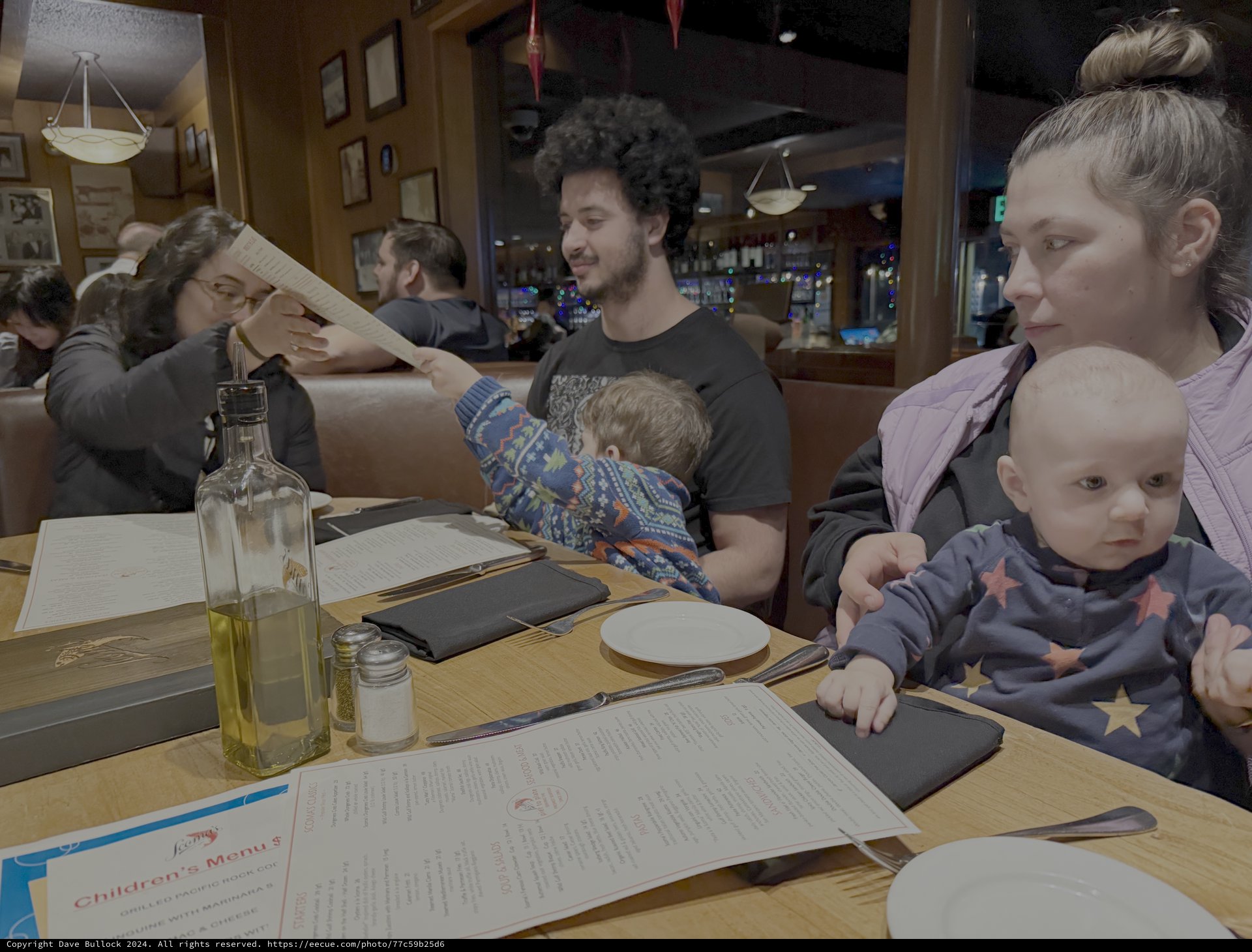 Family Dining Out with Young Children