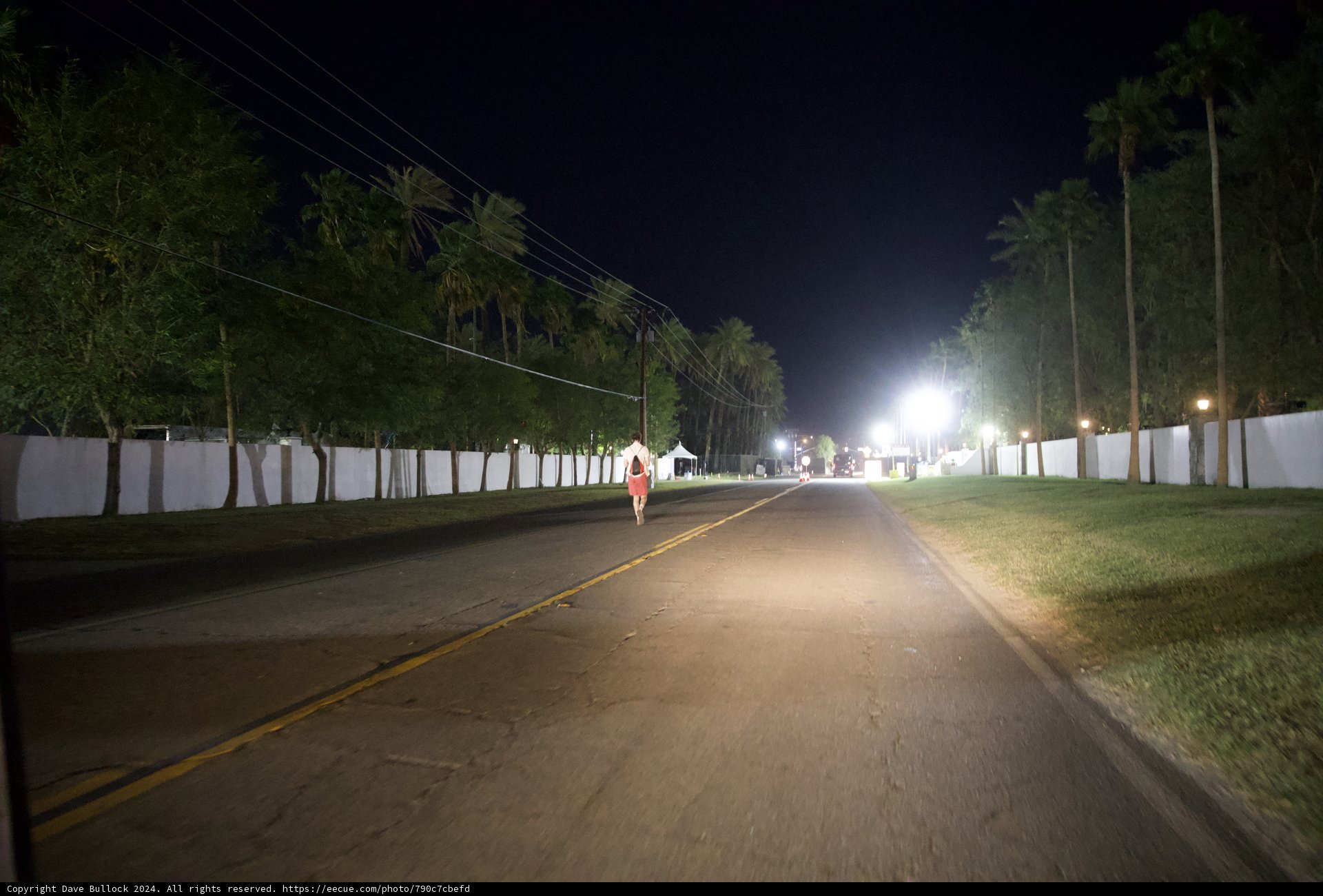 Nighttime Stroll to Coachella 2024