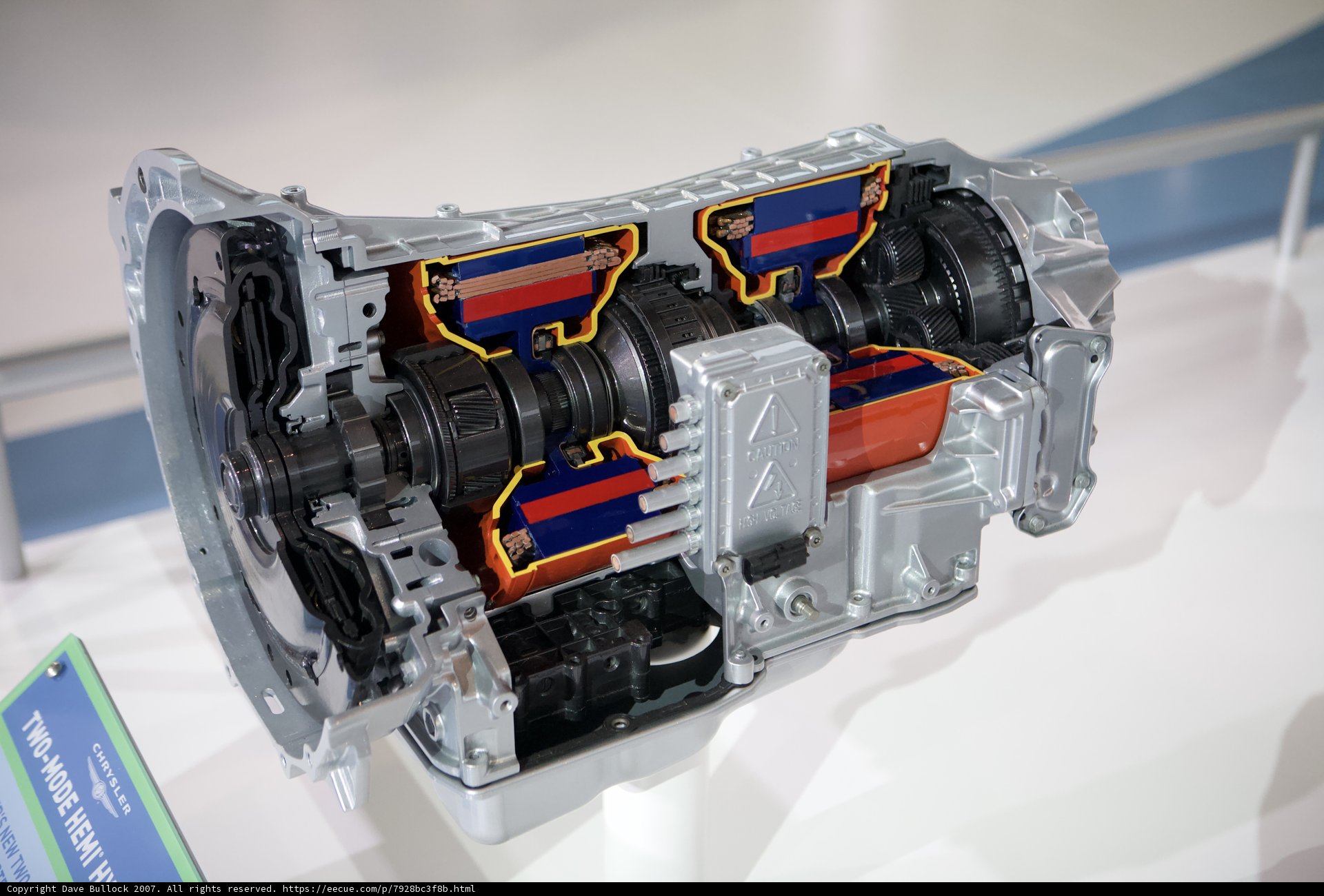Display of the Transmission in a Car at the 2007 LA Auto Show