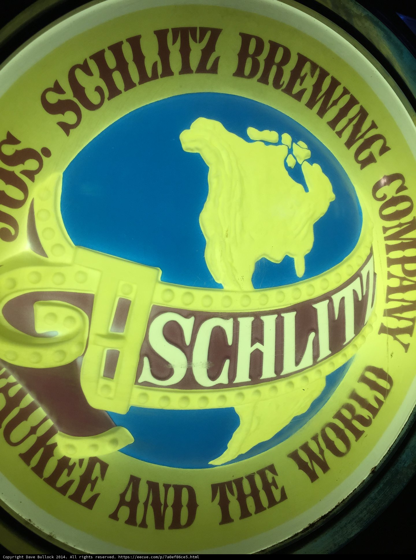 Schlitz Brewing Company Sign