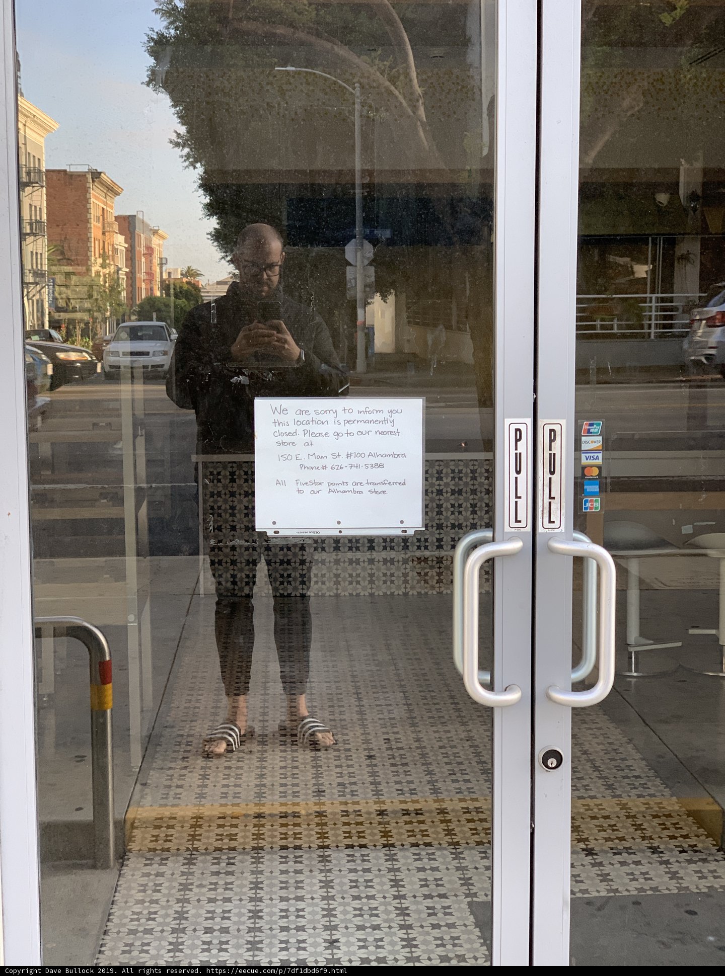 Selfie at the Urban Doorway