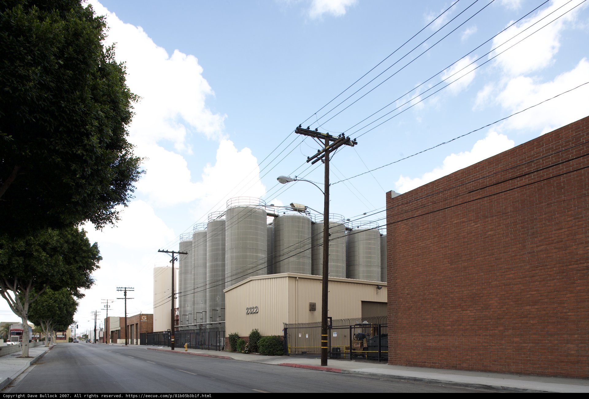 City Street with Office Building