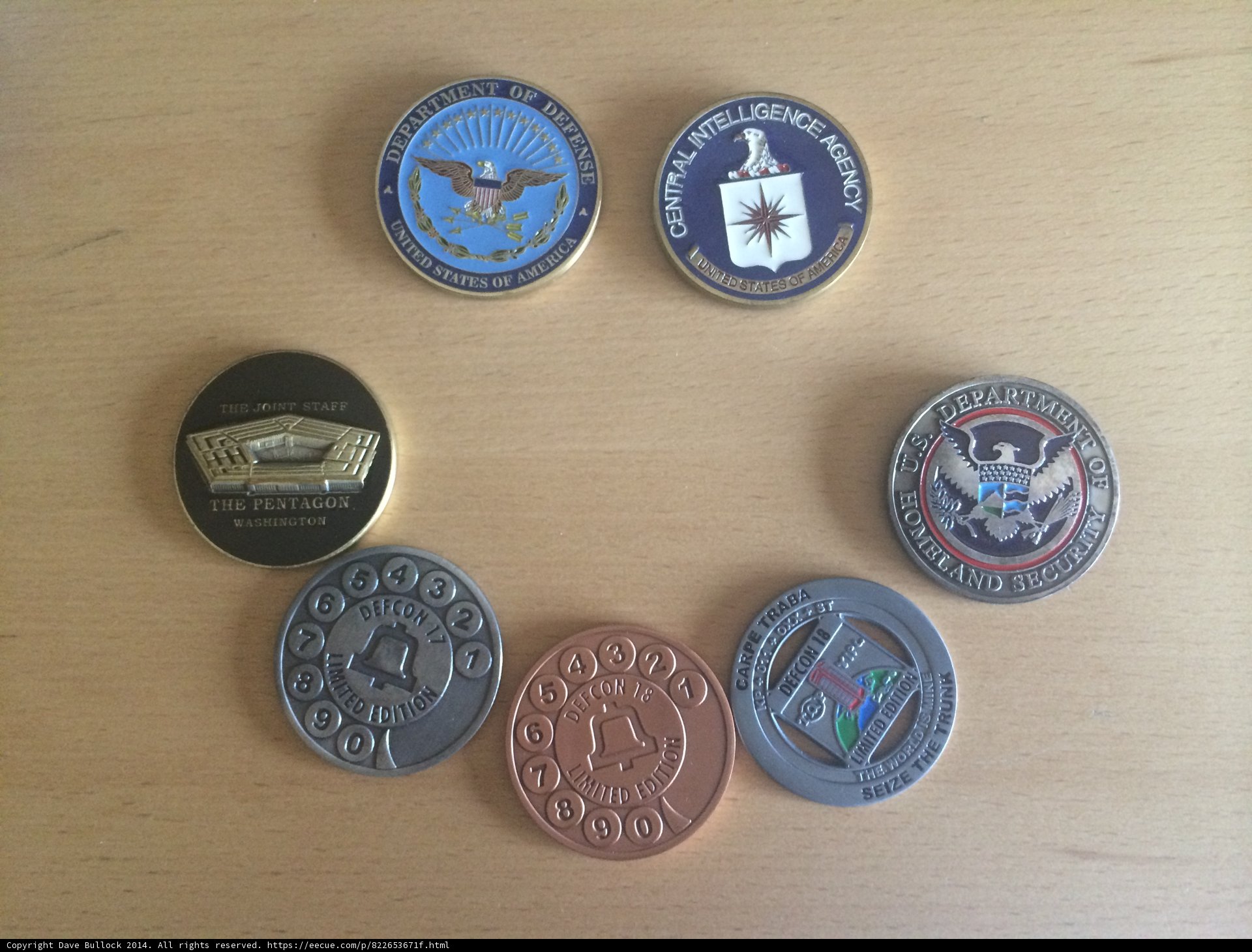 Military Coins Circle Emblem