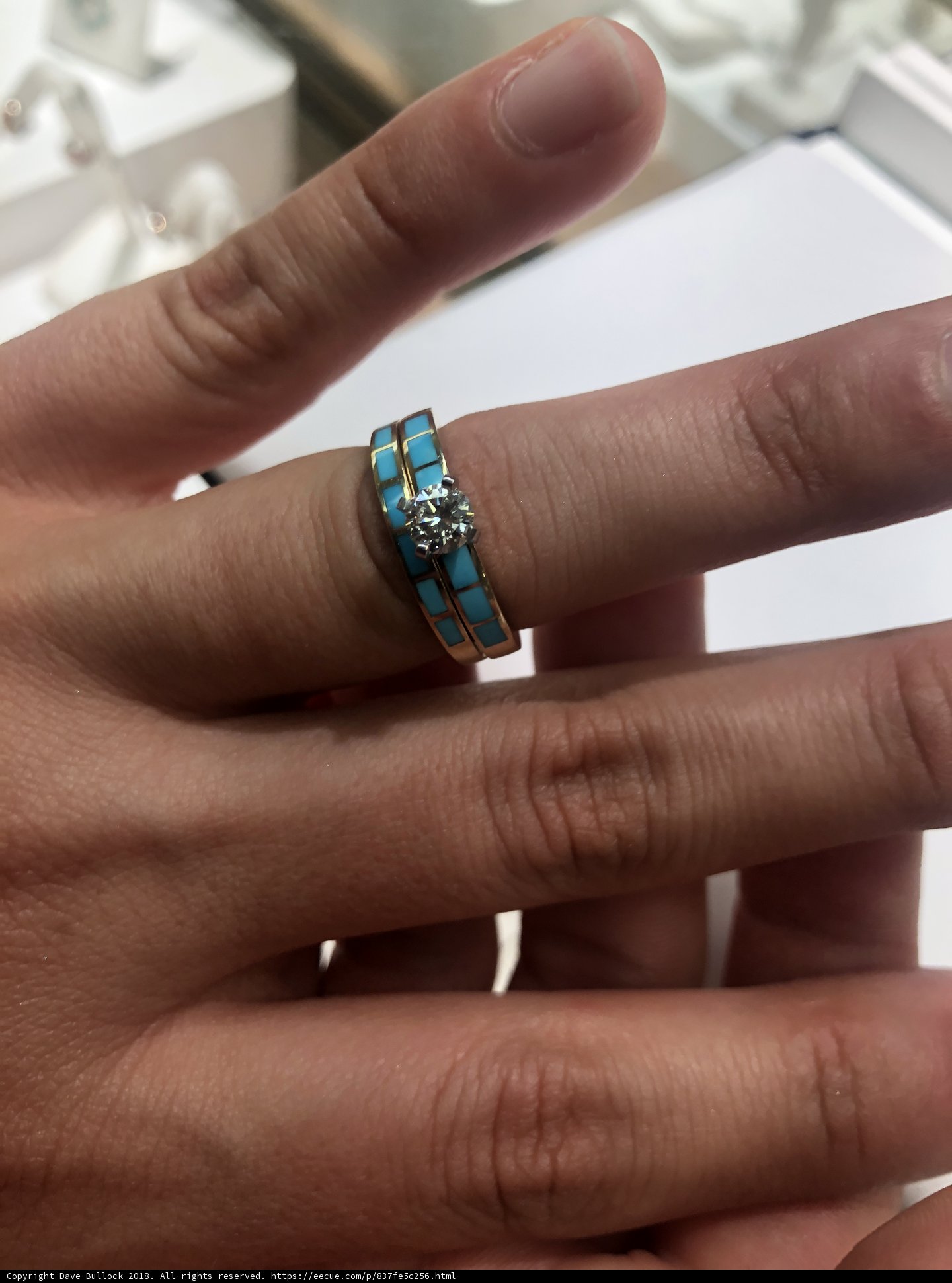 Blue Stone Elegance