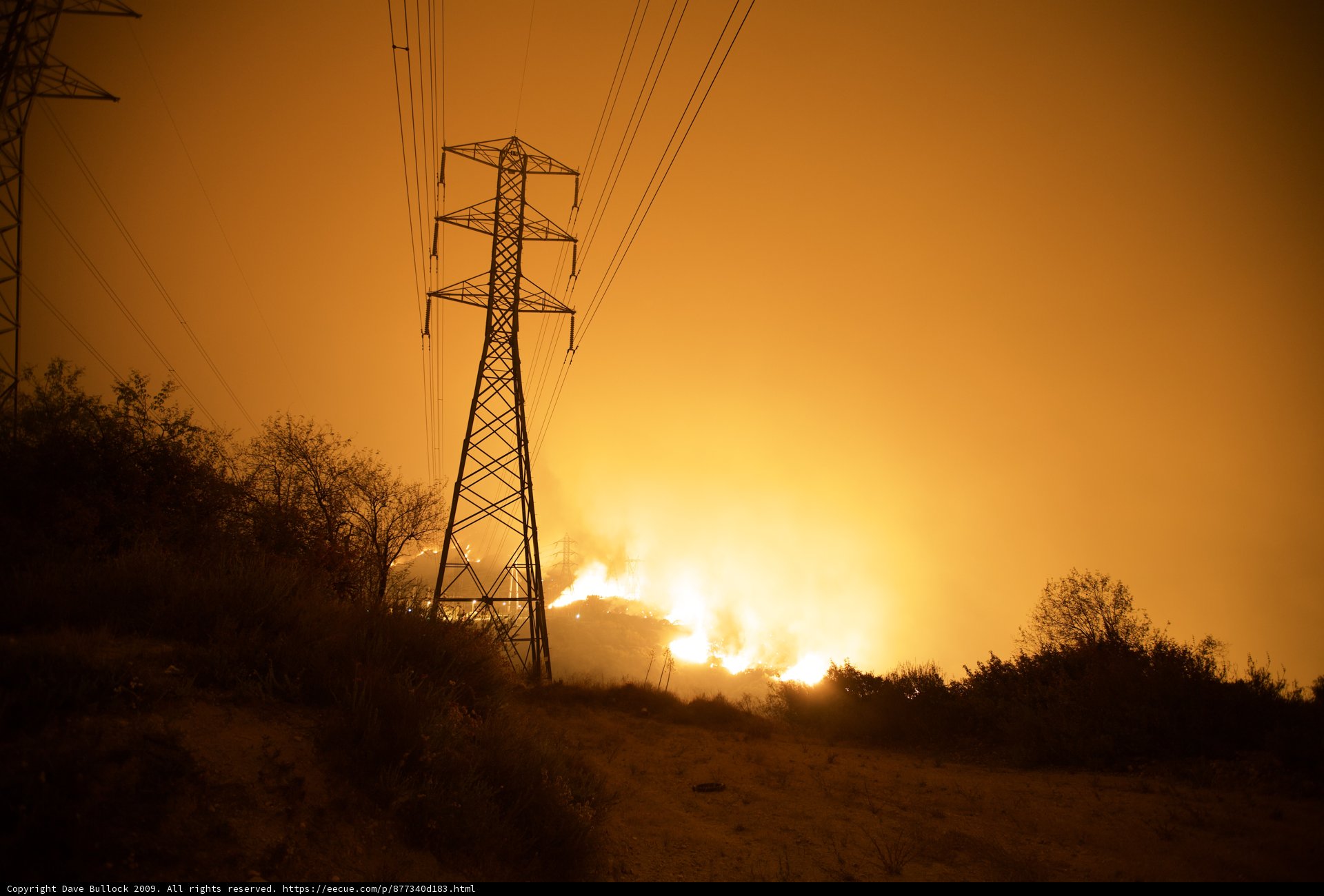 Towering Flames
