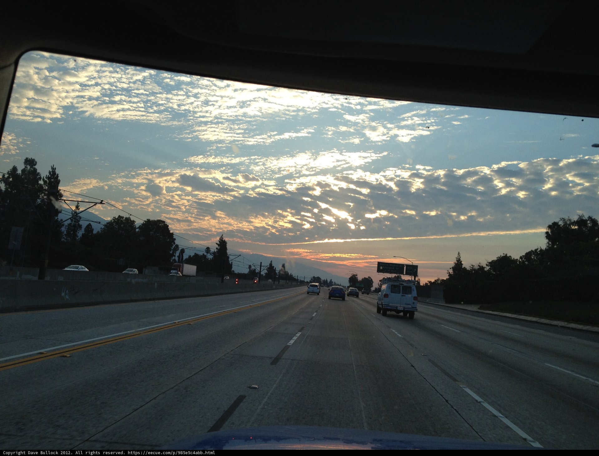 Highway Drive through the Scenic Outdoors