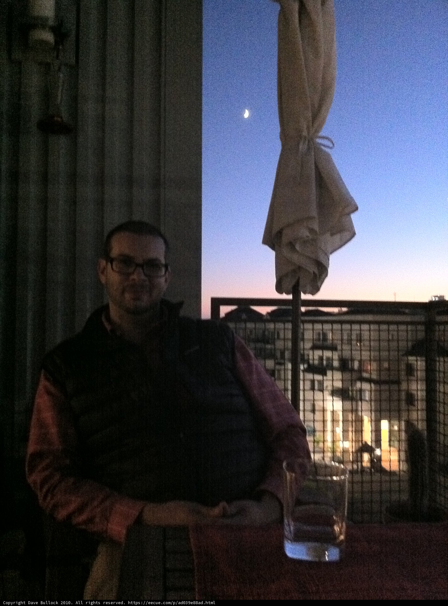 Relaxing on the Balcony