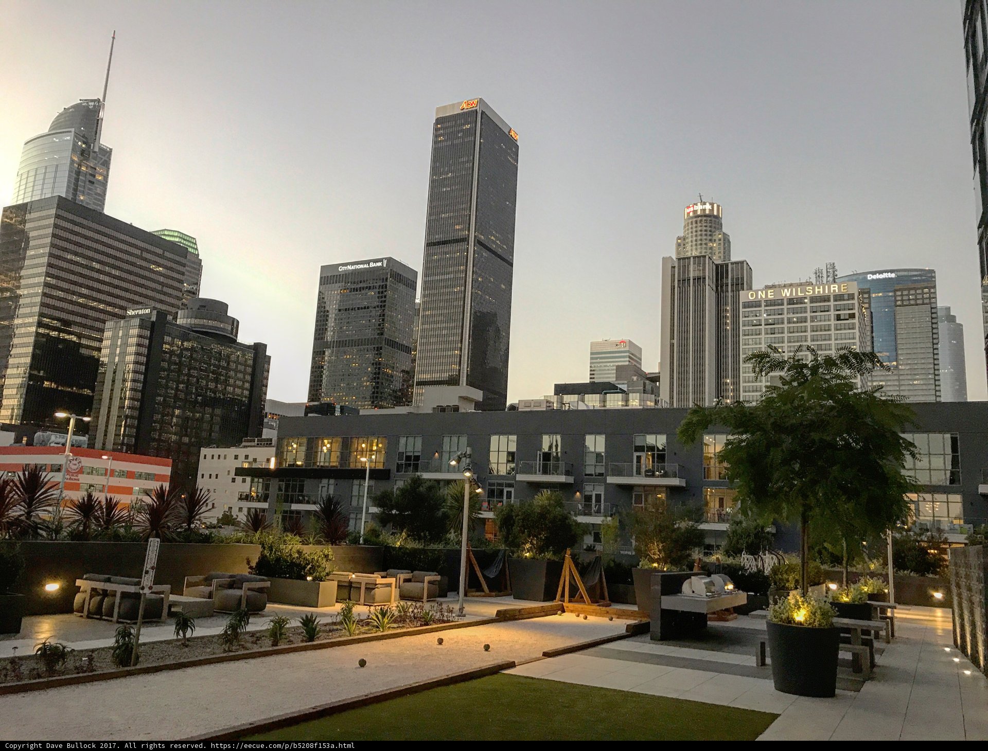 Los Angeles Skyline and Office Building