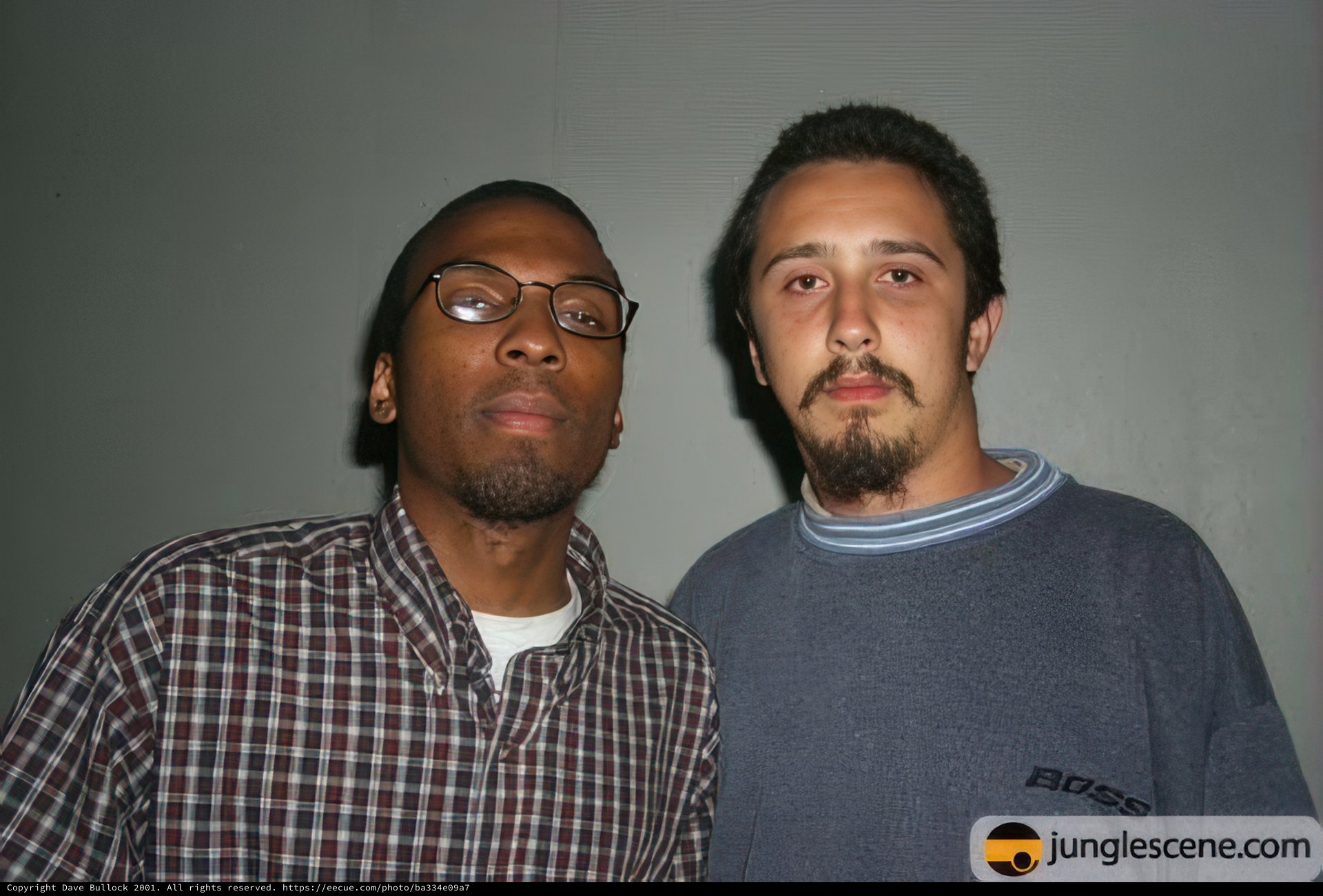 Two Men in Serious Mode