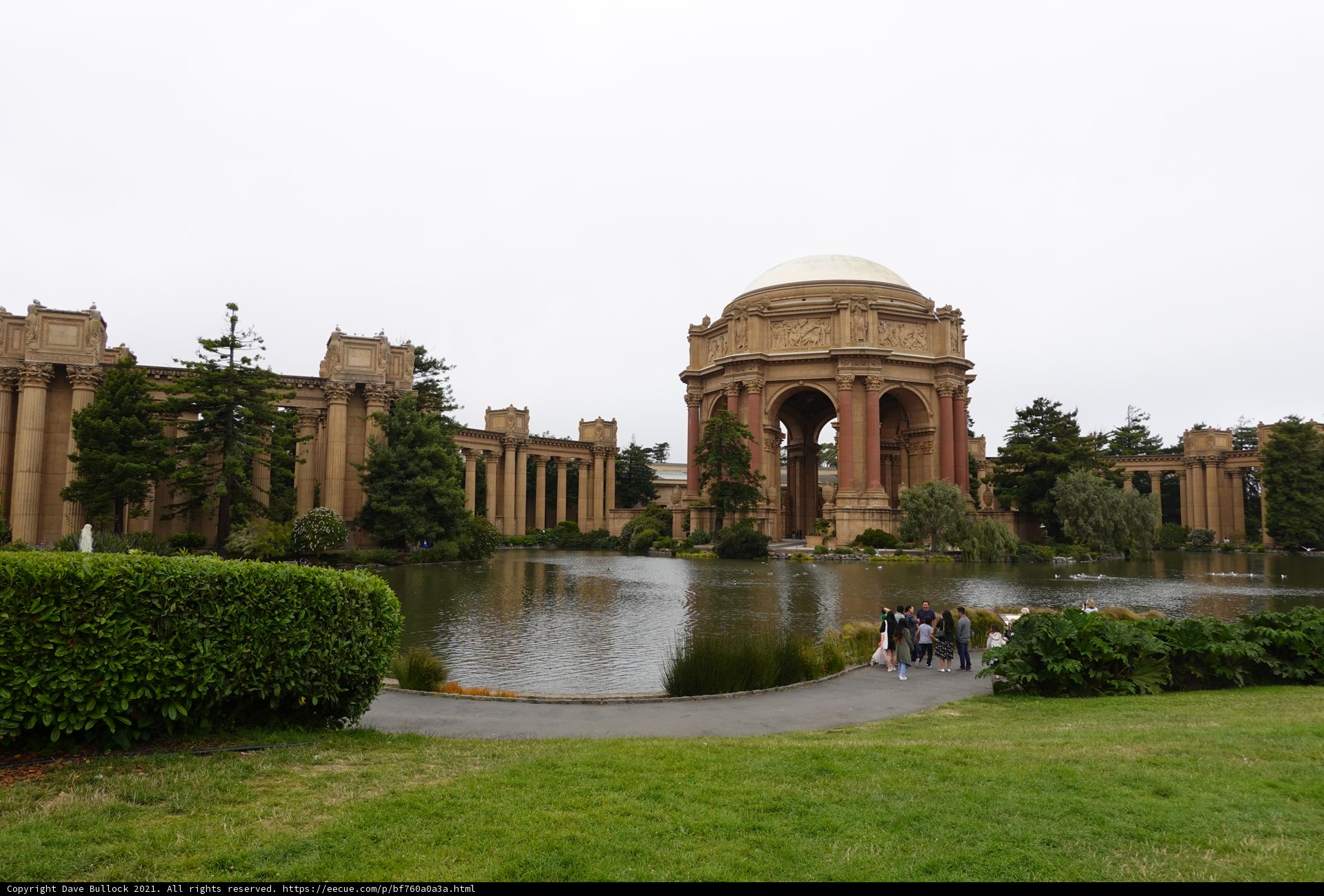 A View of The Palace of Fine Arts