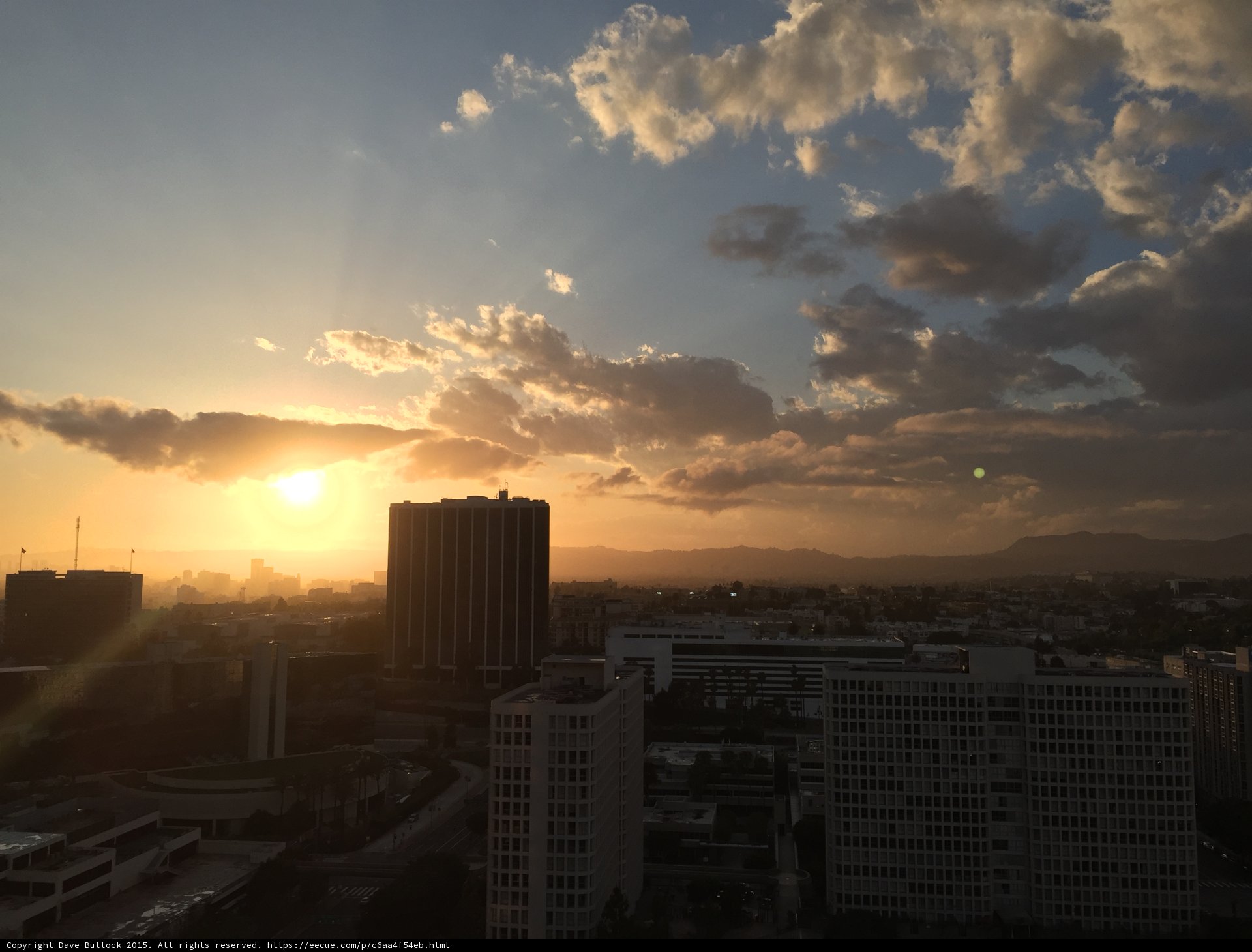 Golden Glow Over the City