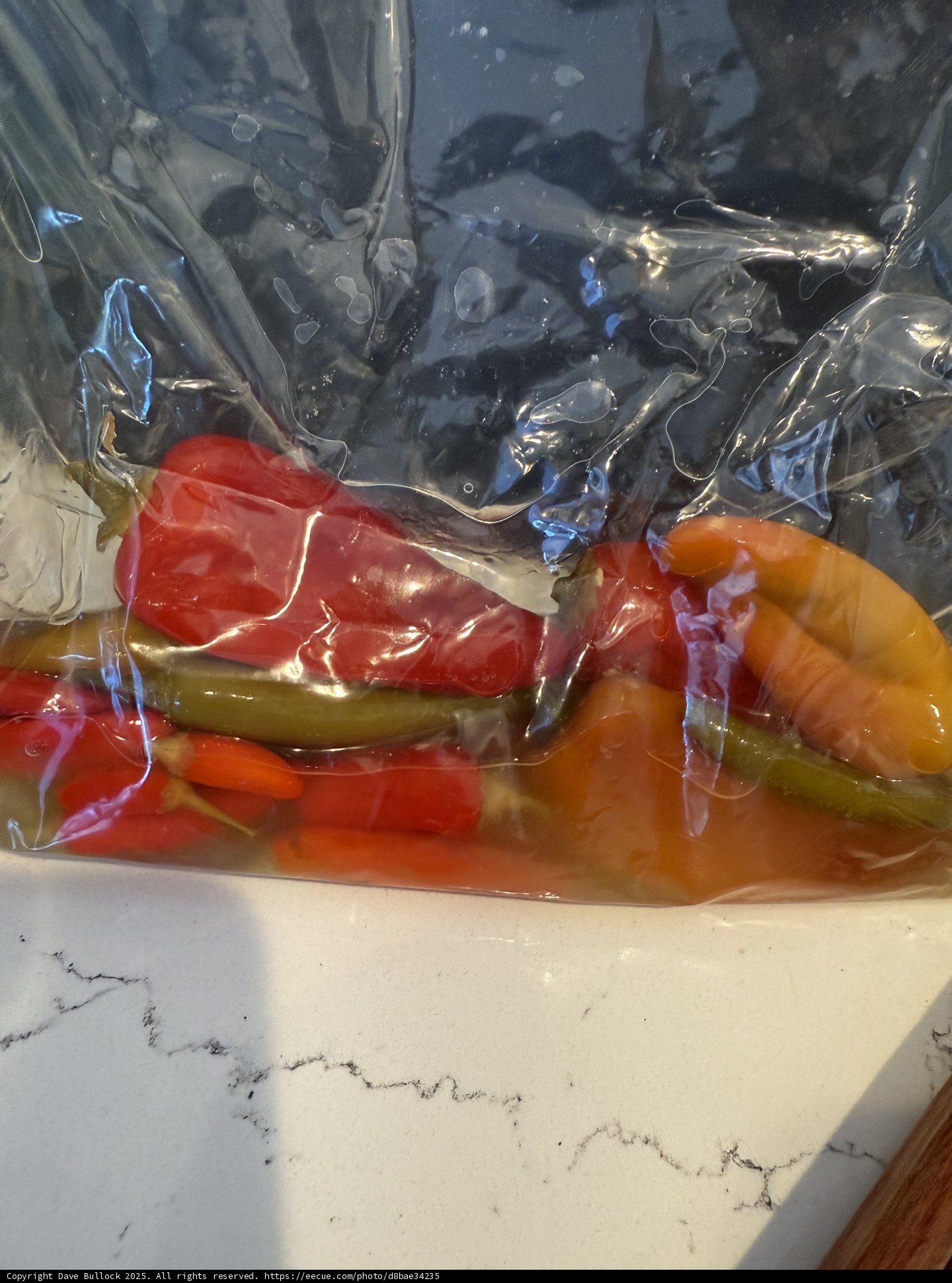 Vibrant Produce in Plastic