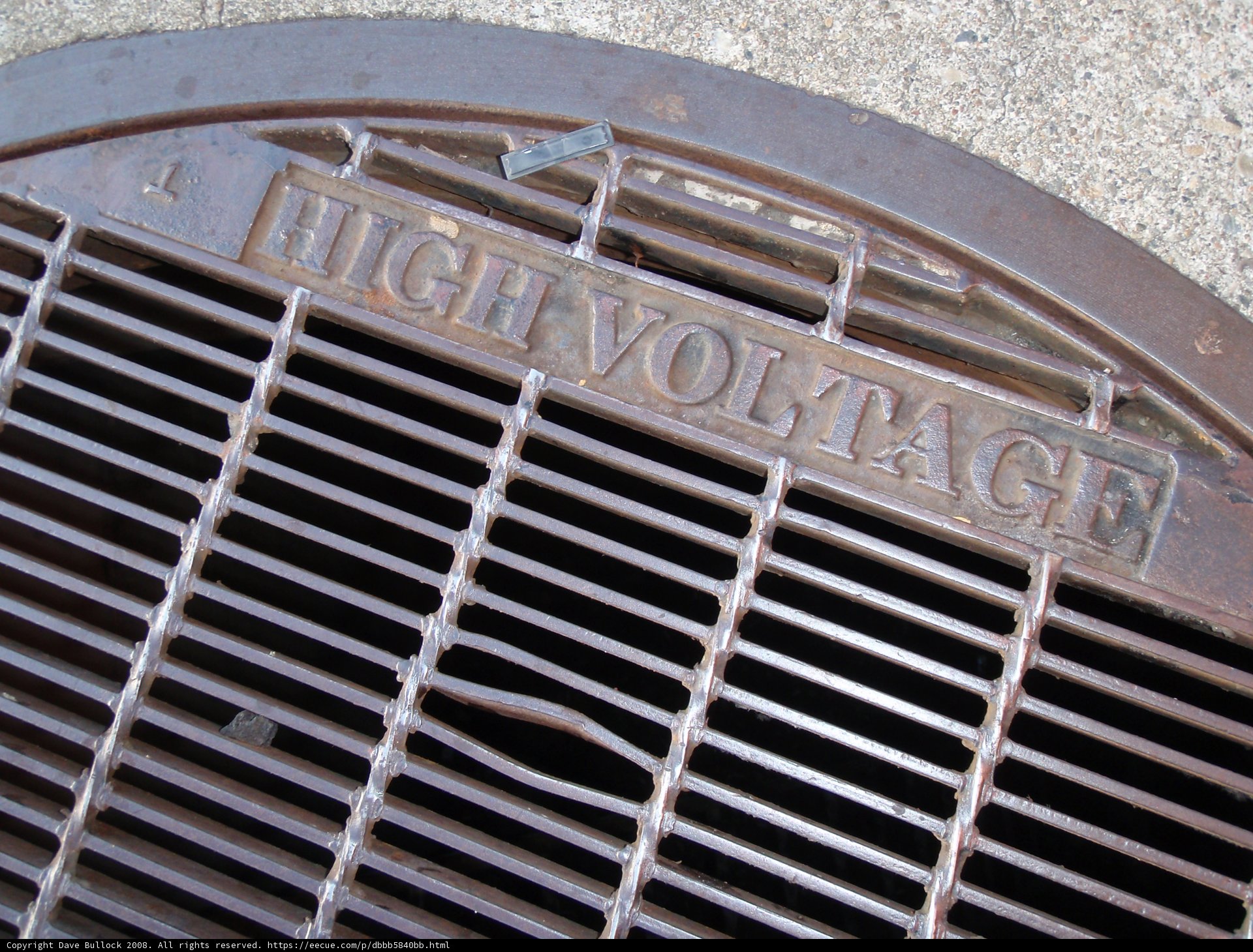 High Voltage Manhole Cover