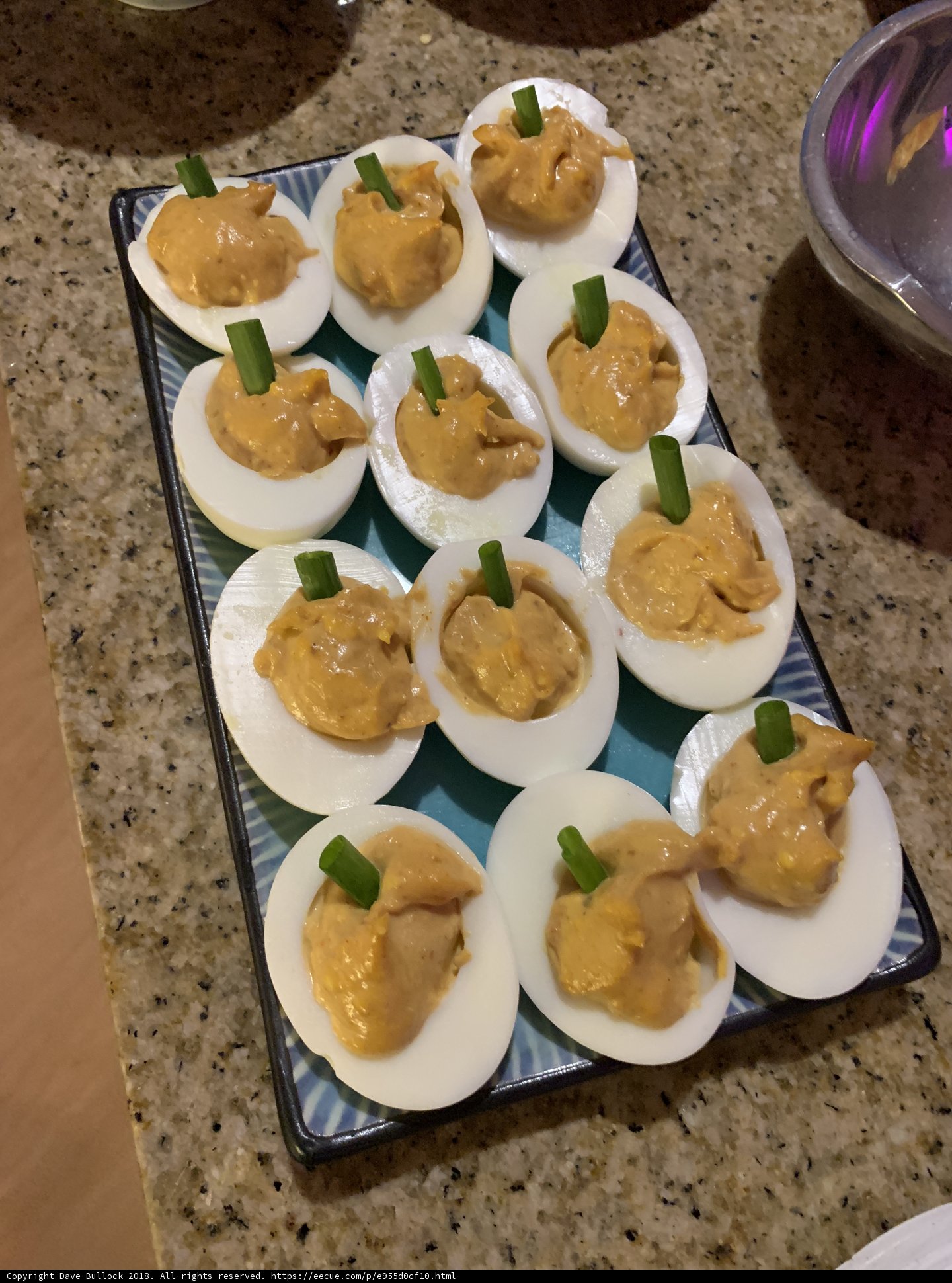Deviled Eggs with a Touch of Green