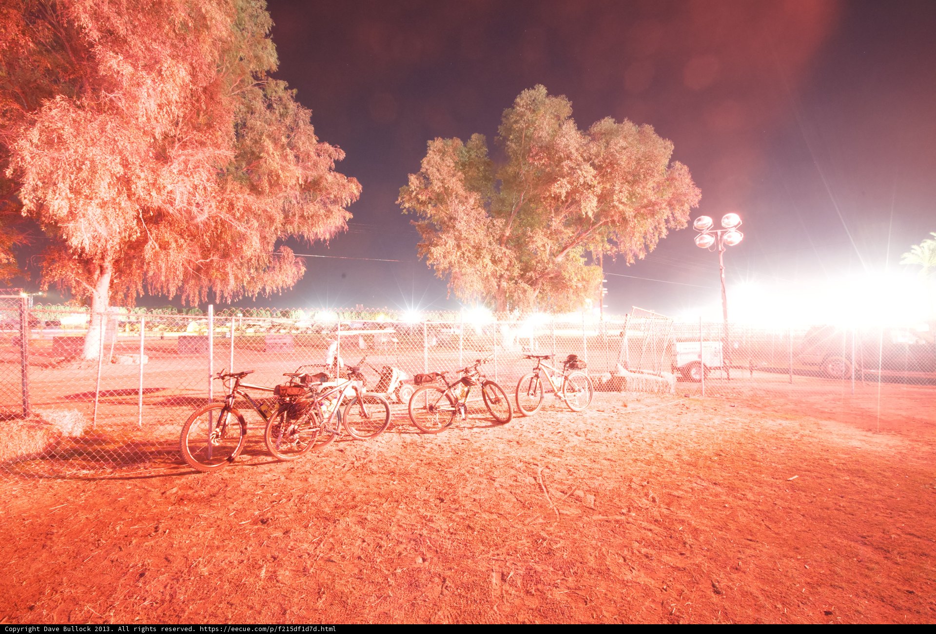 Nighttime Bicycle Gathering