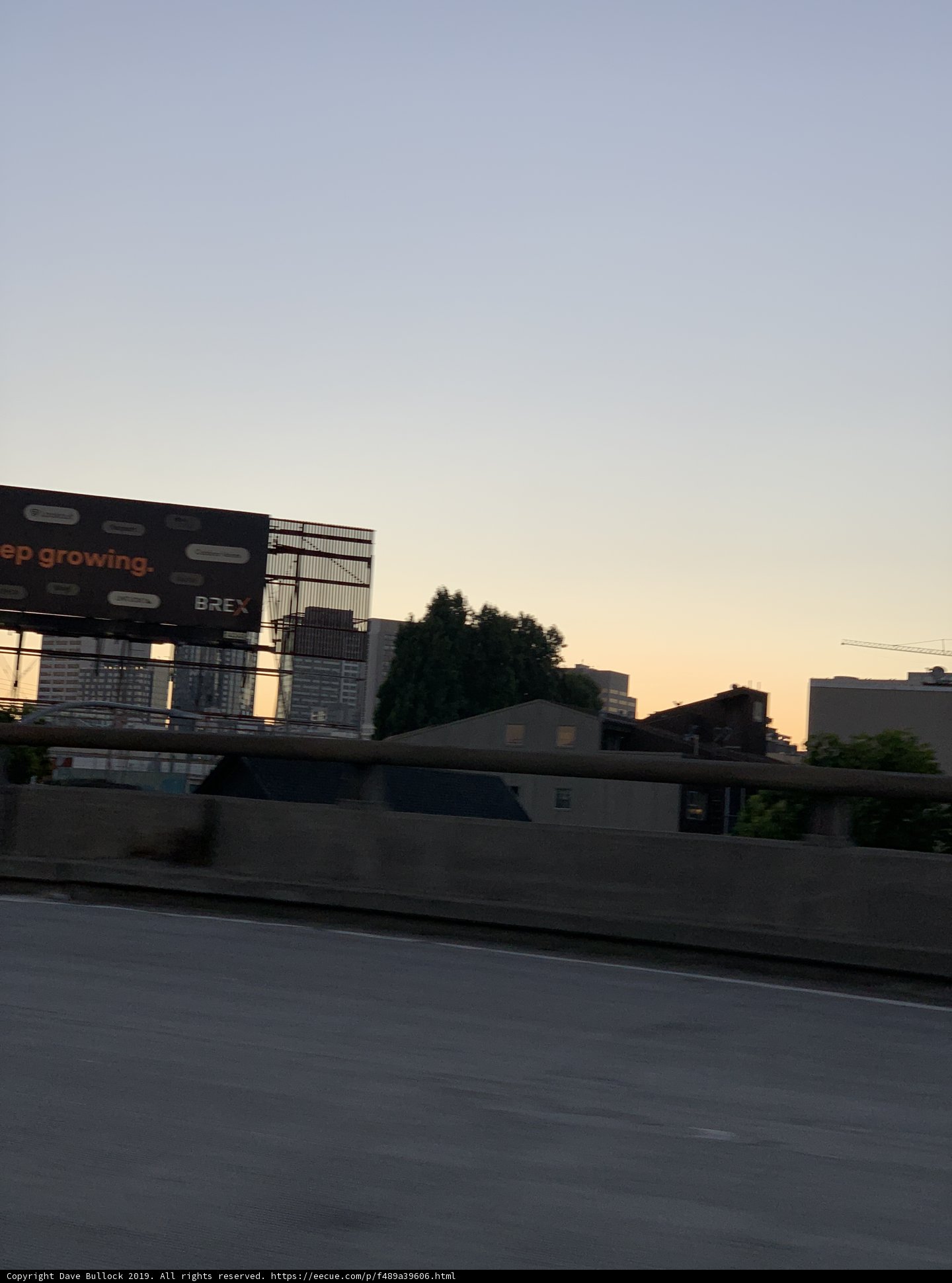 City Sunset Advertisement