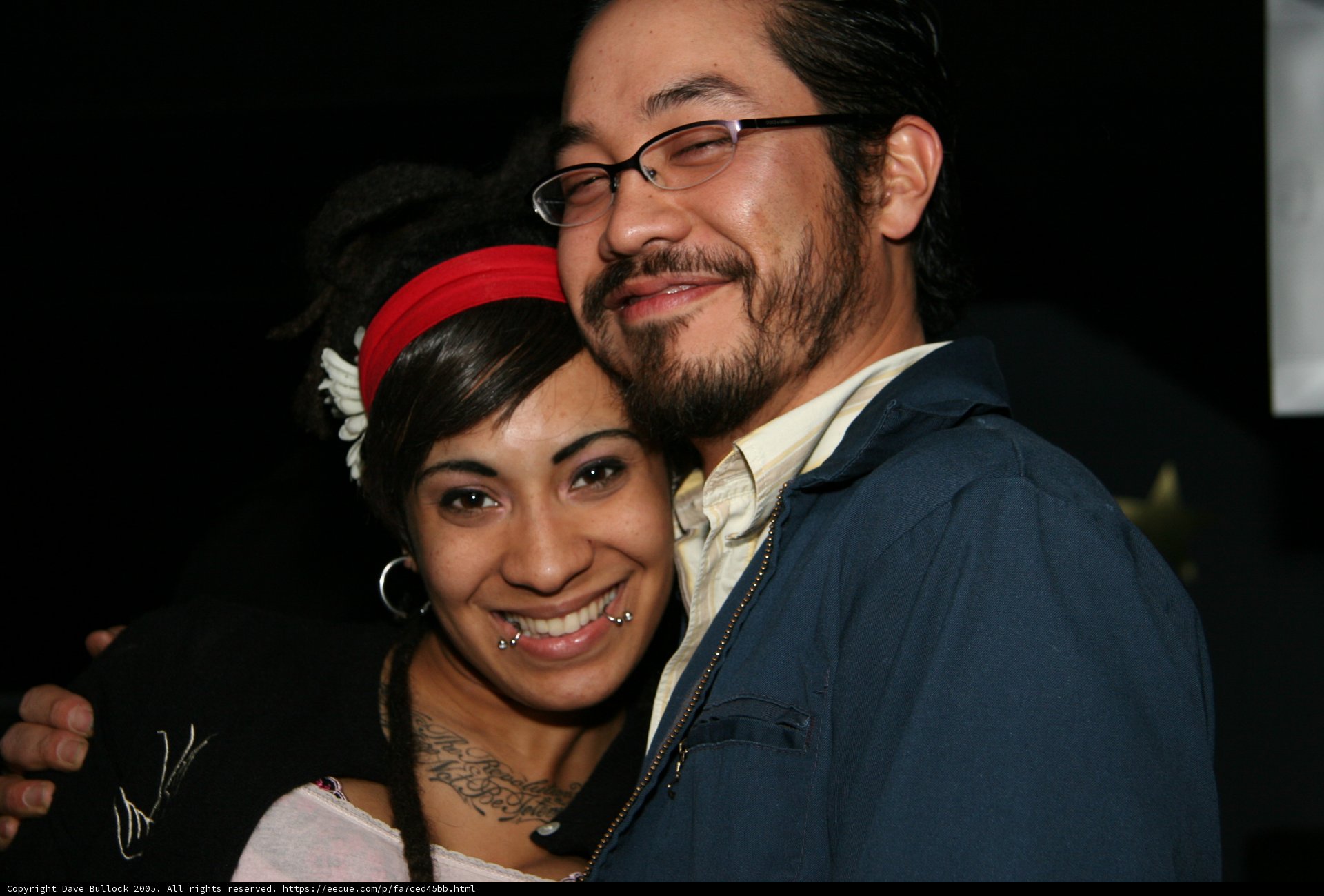 A Happy Couple Strikes A Pose