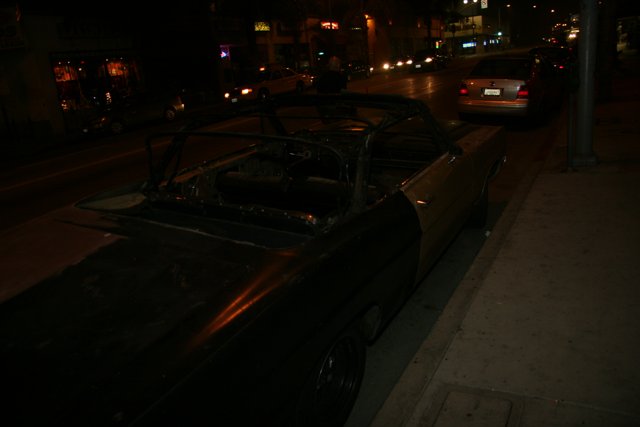 Lone Car in the Dark