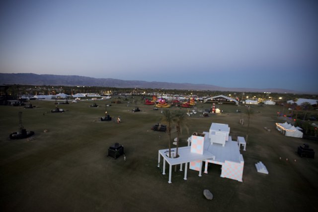 The White Tent in the Airfield