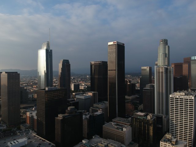The Majestic Los Angeles Cityscape